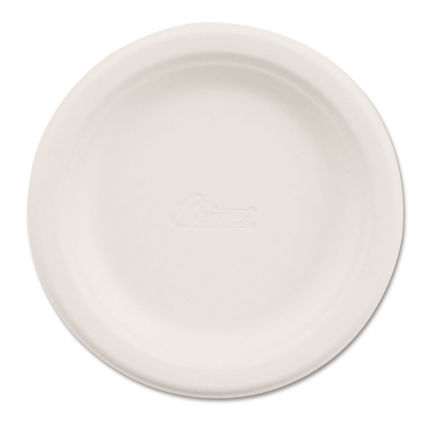 Food - Disposable - Microwave Safe - 6" Diameter - White - Molded Fiber, Paper Body - 1000 / Carton