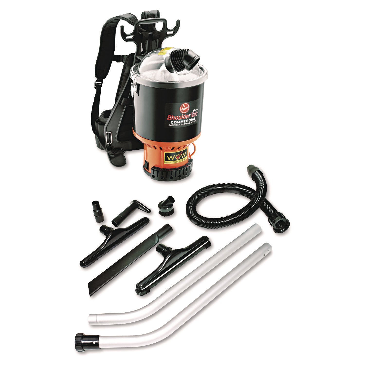 1000 W Motor - 1.60 gal - Bagged - 14" Cleaning Width - Carpet, Hard Floor - 48 ft Cable Length - 4.3 ft Hose Length - HEPA - 897.7 gal/min - AC Supply - 110 V AC - 8.50 A