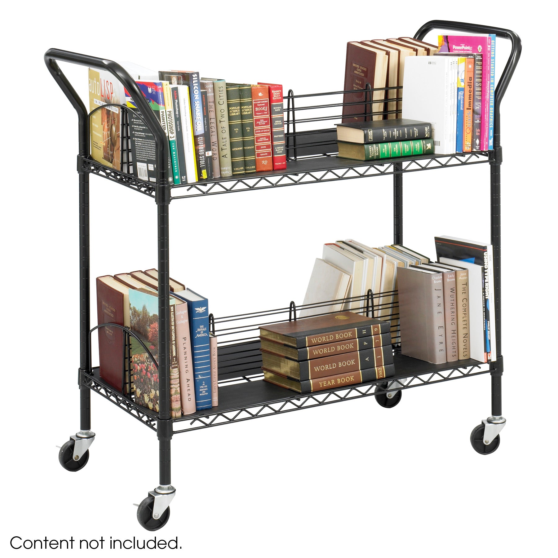 Cart Wire Book Blk