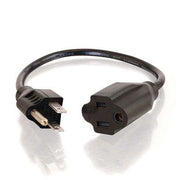 C2G 12ft 18 AWG Outlet Saver Power Extension Cord (NEMA 5-15P to NEMA 5-15R) - Power Extension Cable - 12 Ft