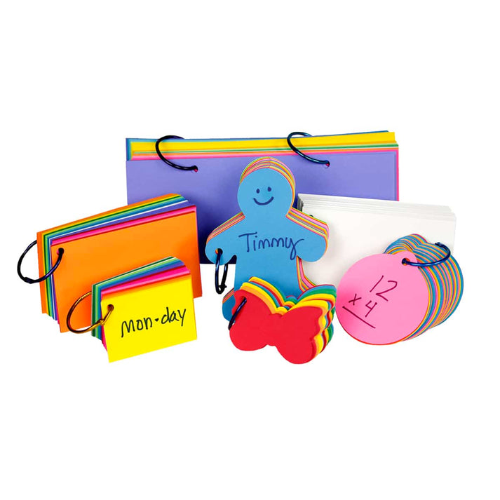 Study Buddies-Book Rings, 100 ct + ring, 2"x3", Ultra White