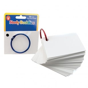 Study Buddies-Book Rings, 50 ct + ring, 5" People in 5 Asst'd Colors