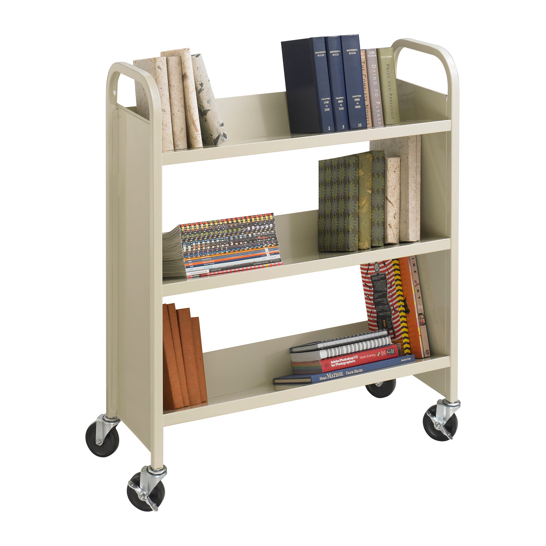 Steel 3 Shlf Single Side Bkcrt