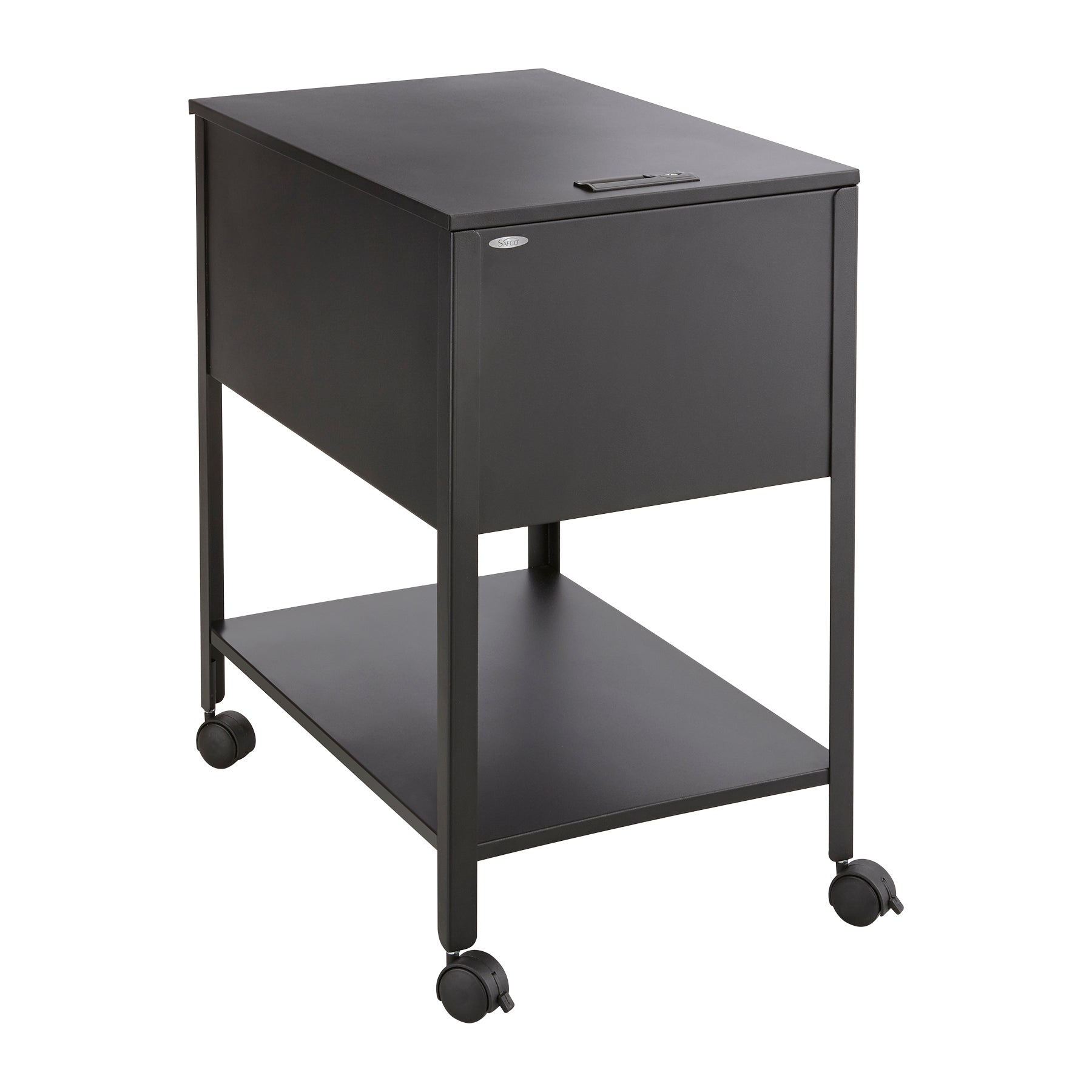 Cart 24 Steel Lgl Tub File Blk