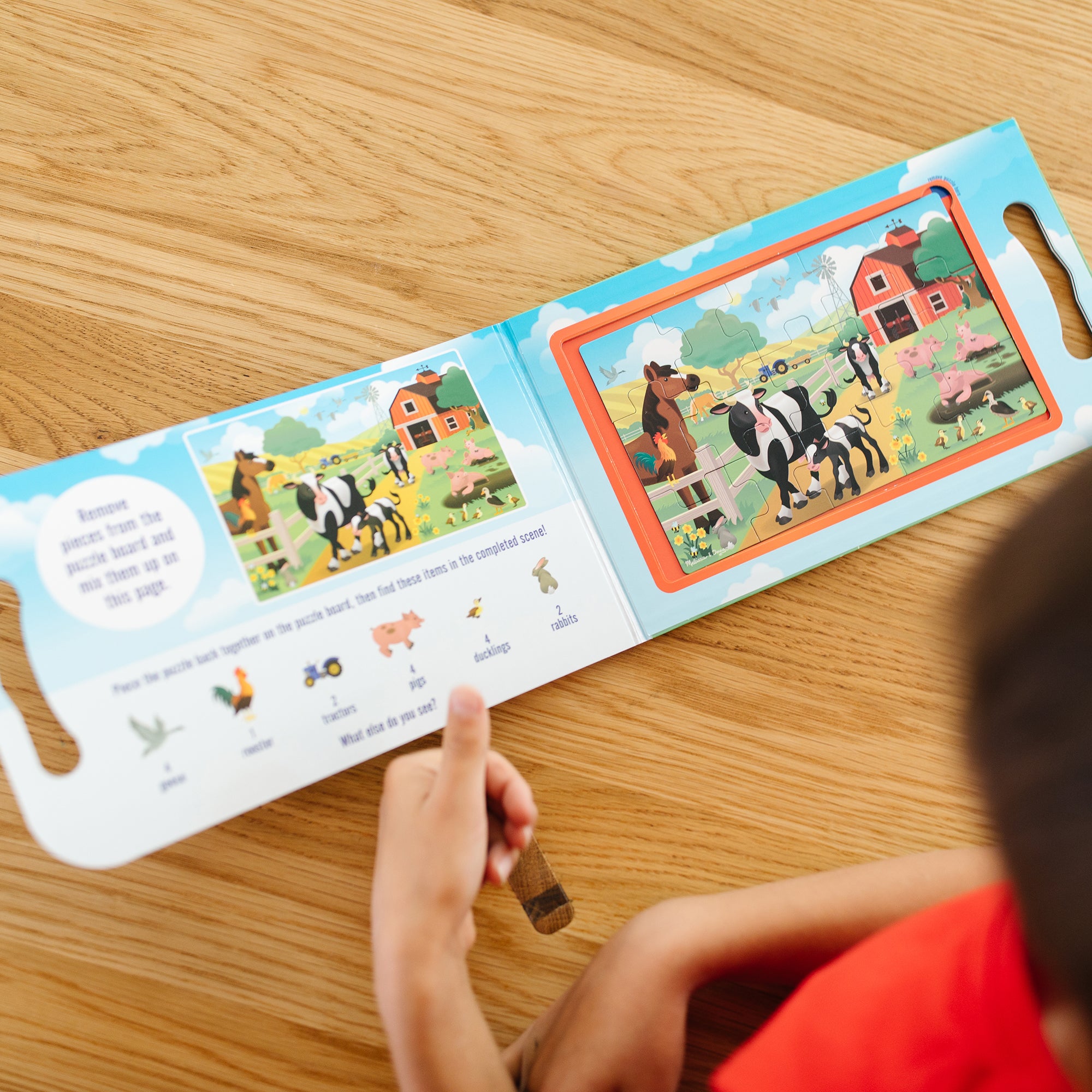 Take Along Magnetic Jigsaw Puzzles - On the Farm