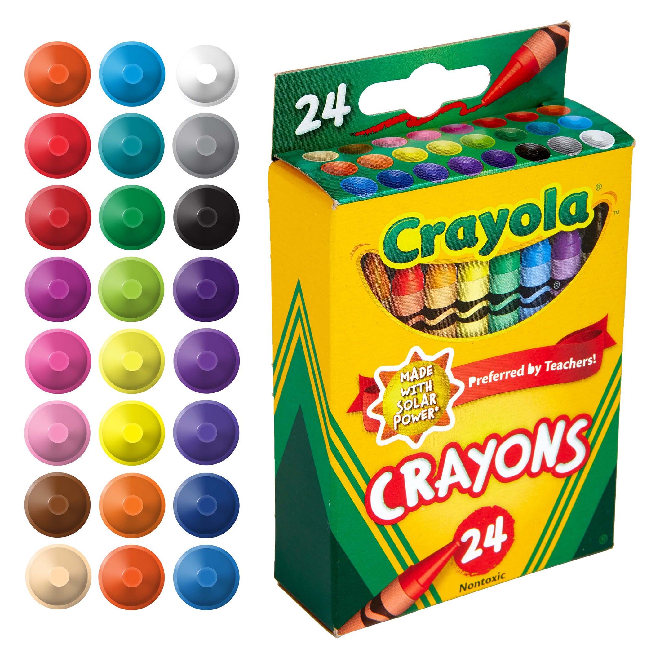 Crayons, Regular Size, 24 Count