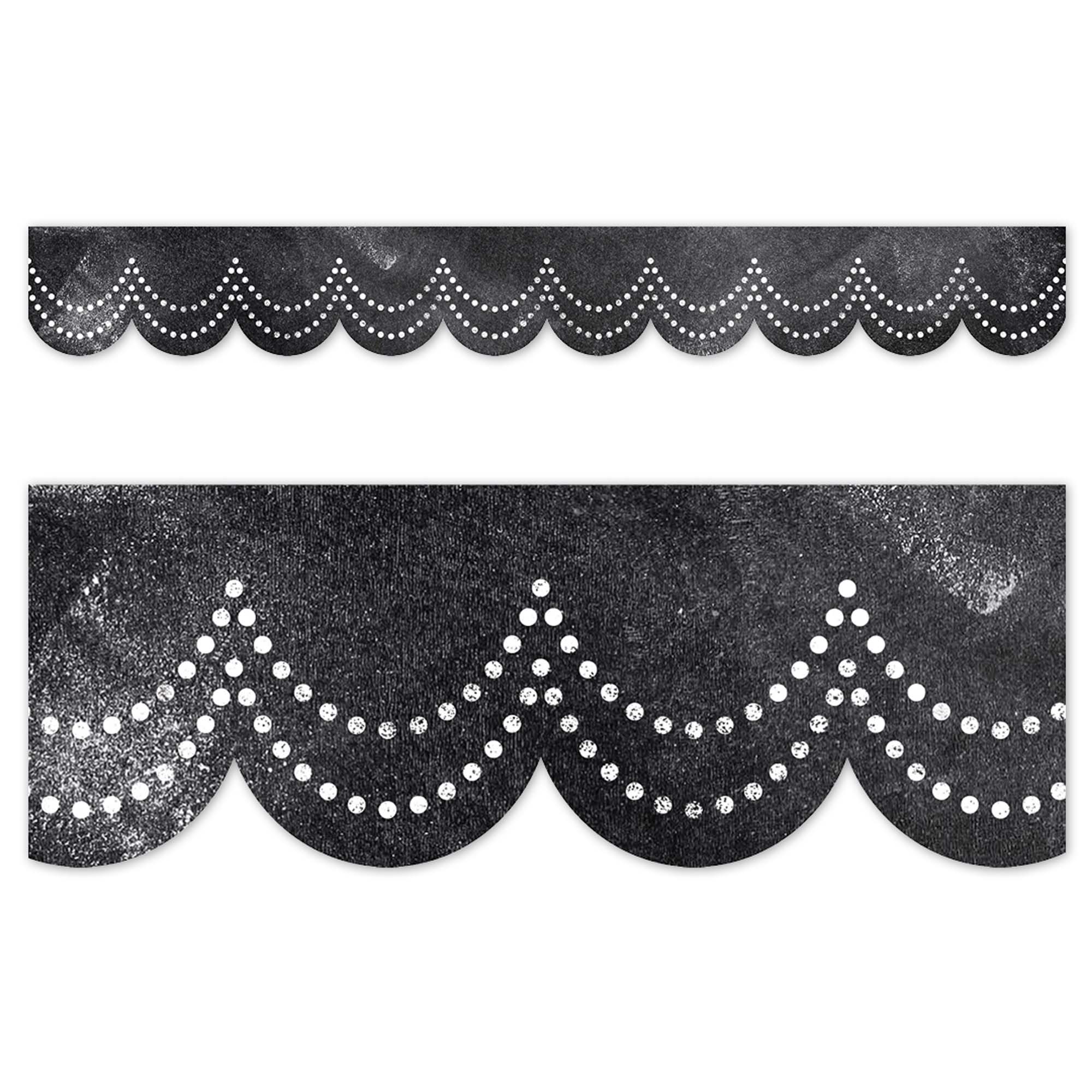 Chalk It Up! Dotted Scallops EZ Border, 48 Feet