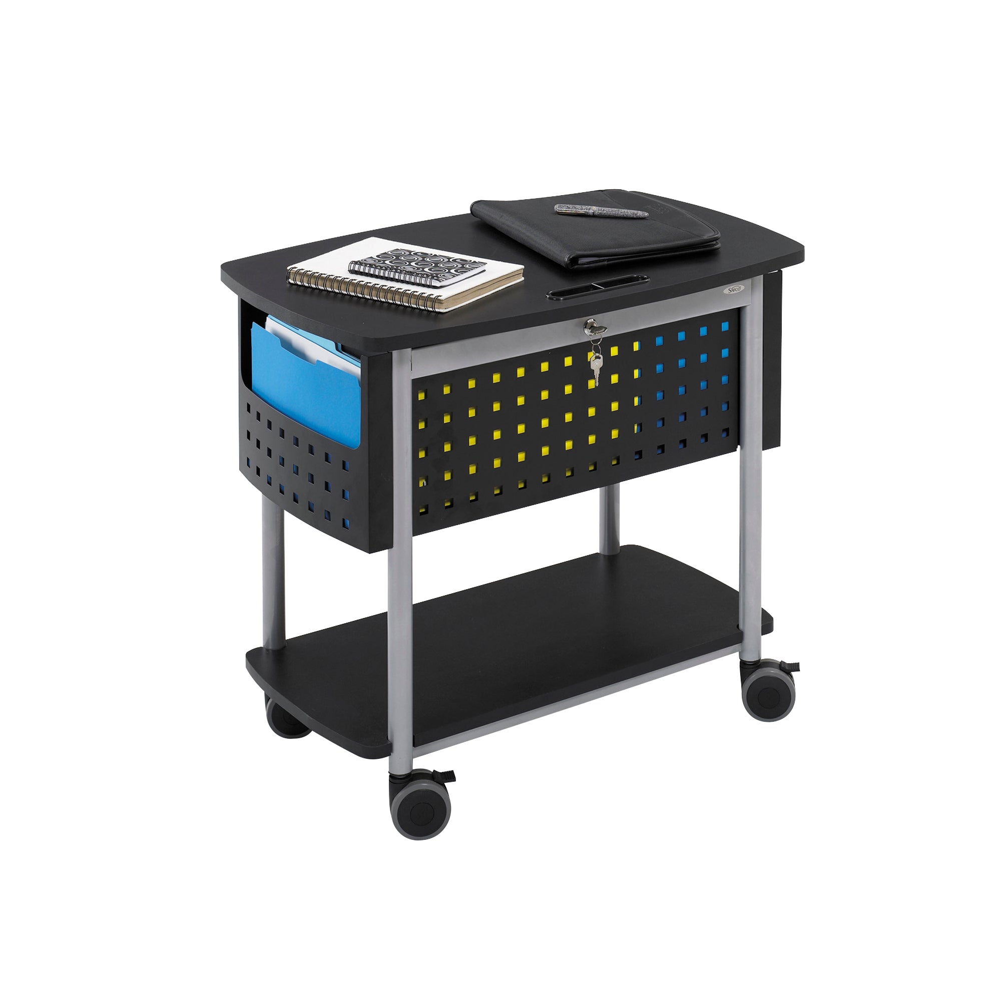 Scoot Cart Tub File W Lid Kd