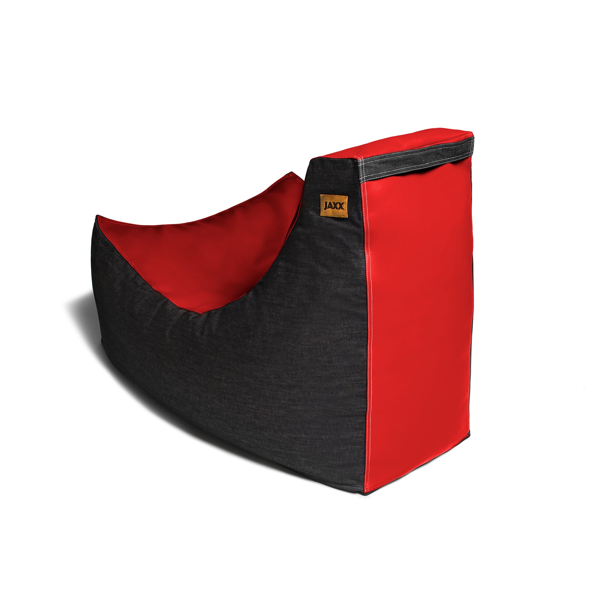 Jaxx Pixel Gamer Chair - Game Room / Home Theater Bean Bag Chair, Charcoal