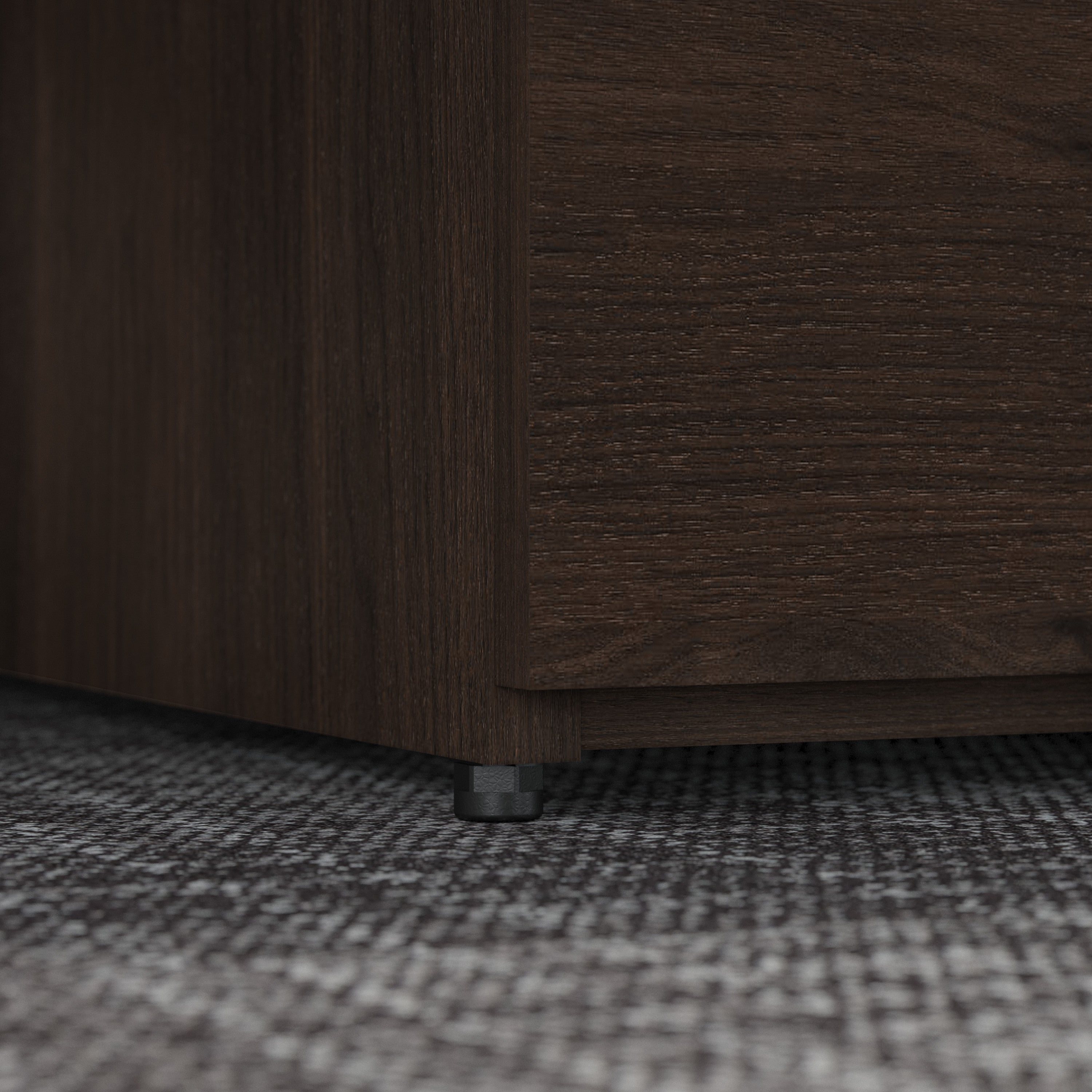 Bush Business Furniture Office 500 72W x 36D Executive Desk in Black Walnut - 71.02" Width x 35.43" Depth x 29.82" Height