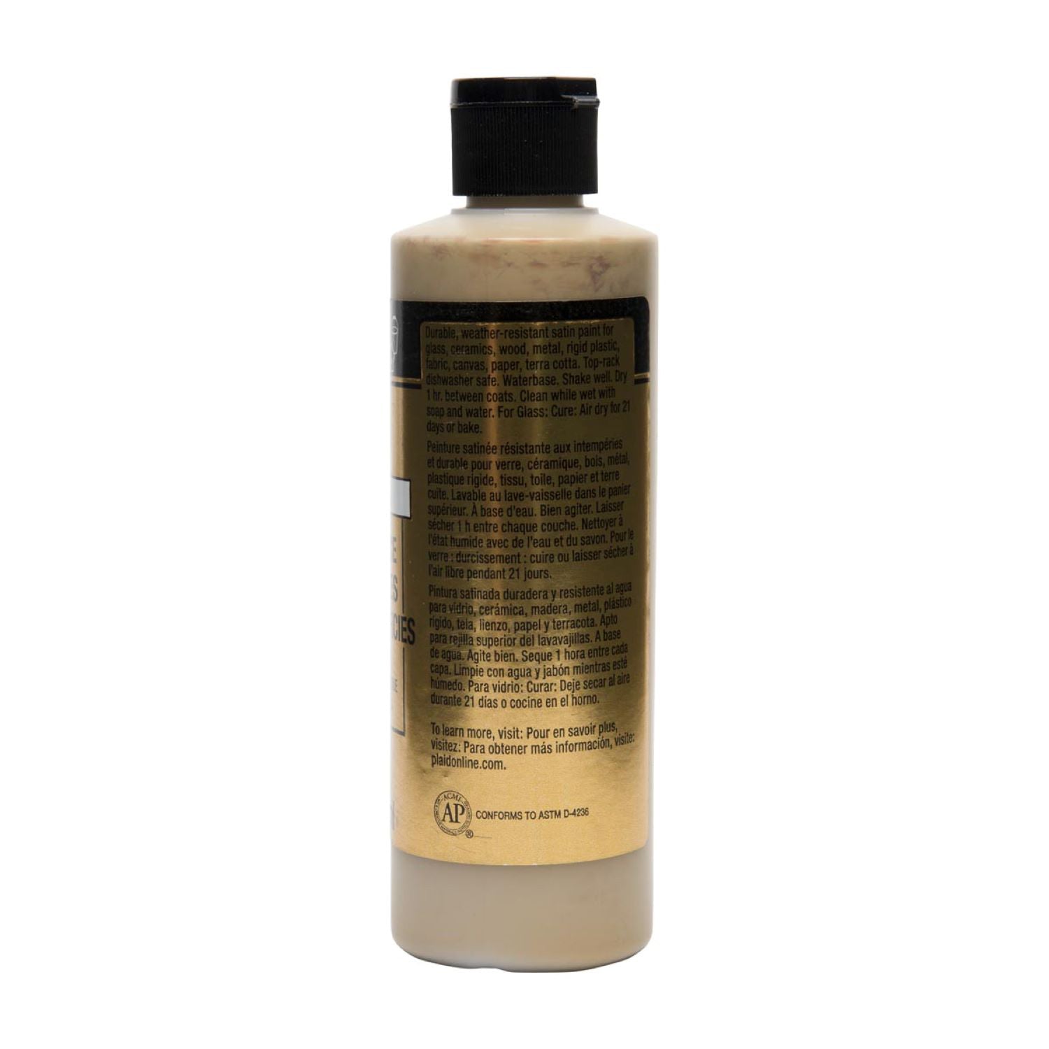 Acrylic Paint Metallic, 8oz., 14k Gold
