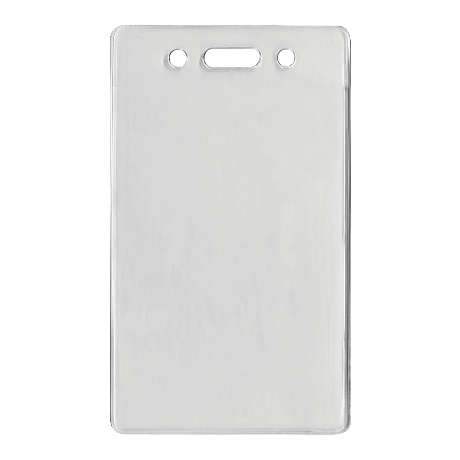 Proximity Badge Holders, Vertical, Clear, Pack of 50