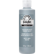 Acrylic Paint Matte, 8oz., Silver Marlin