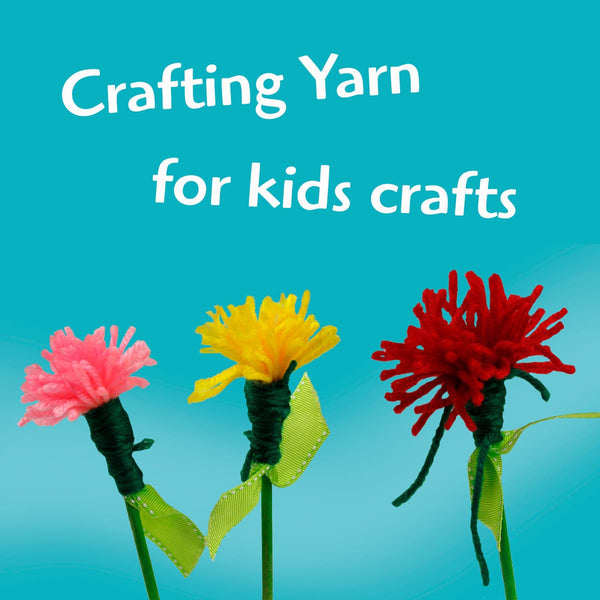 Yarn - 12 Rolls, Assorted Colors