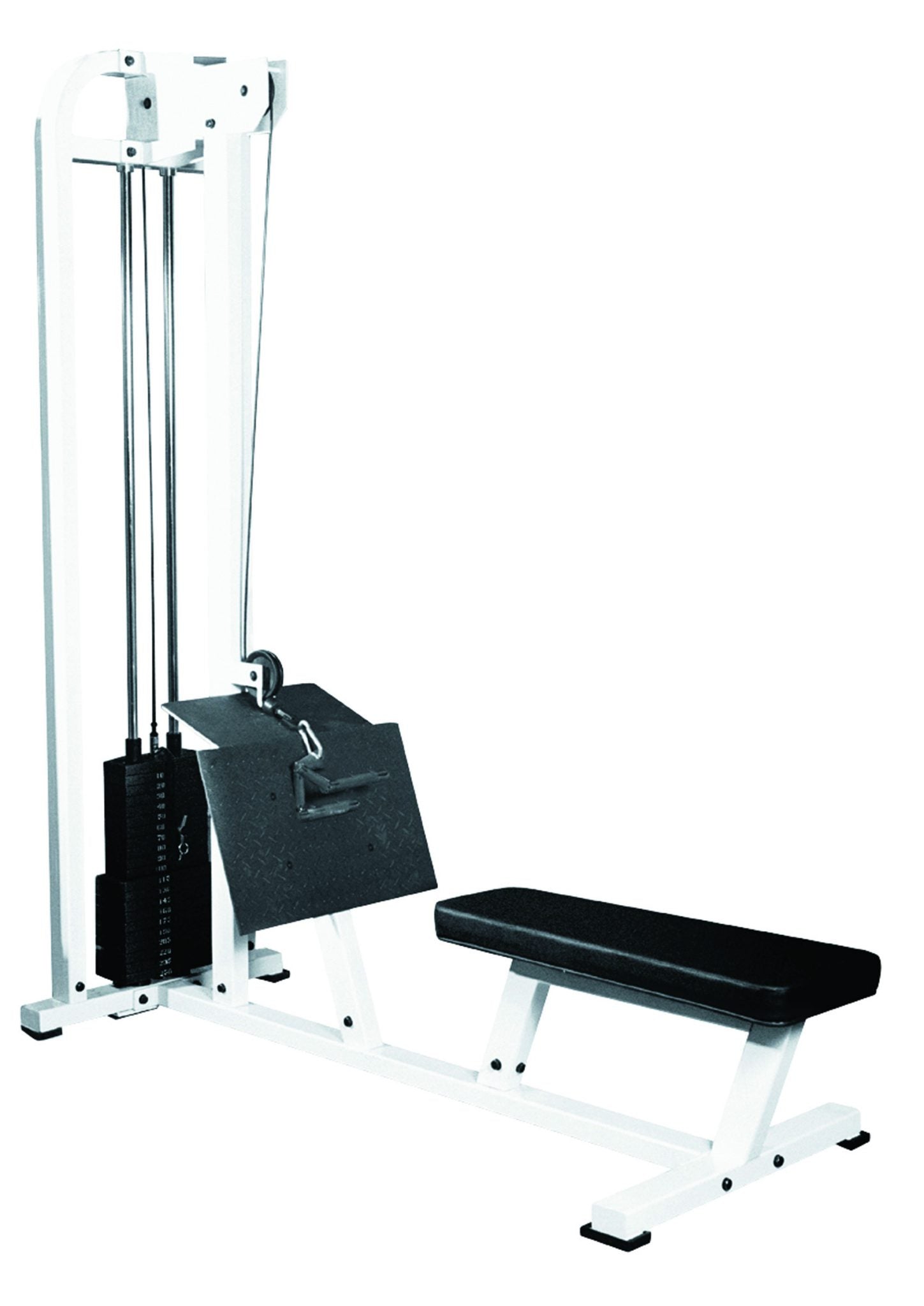 STS Low Row - White (300 LB weight stack)