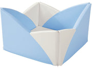 Lotus Play Area - Light Blue/Ivory