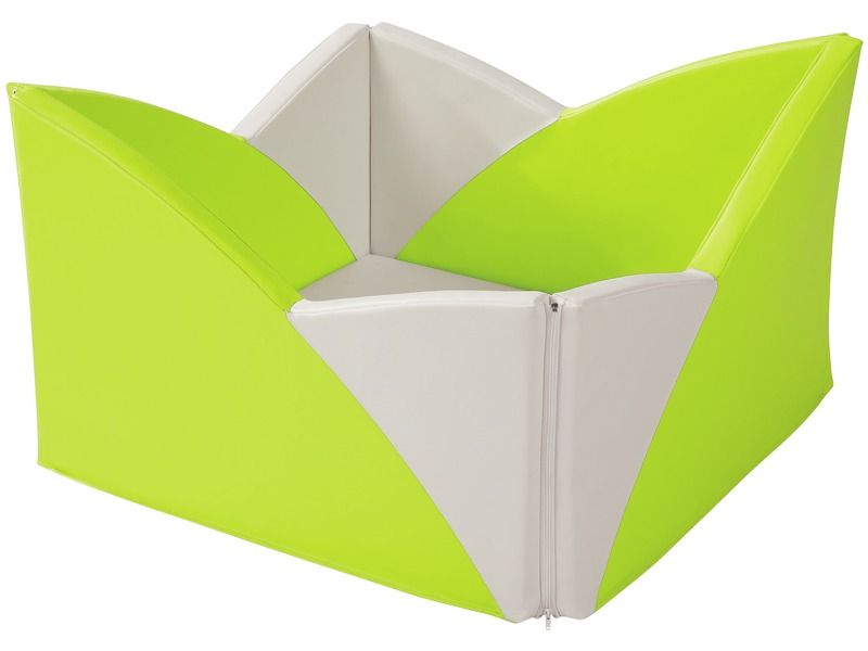 Lotus Play Area - Light Green/Ivory