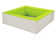 Basic Mini Ball Pool Without Balls - Light Green/Ivory, 37.8"L x 37.8"W x 11.8"H
