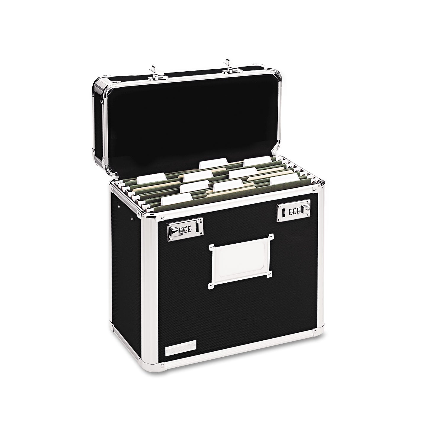 Internal Dimensions: 13" Width x 6" Depth x 10.75" Height - External Dimensions: 14" Width x 7.2" Depth x 12.3" Height - Black - For File - 1 Each