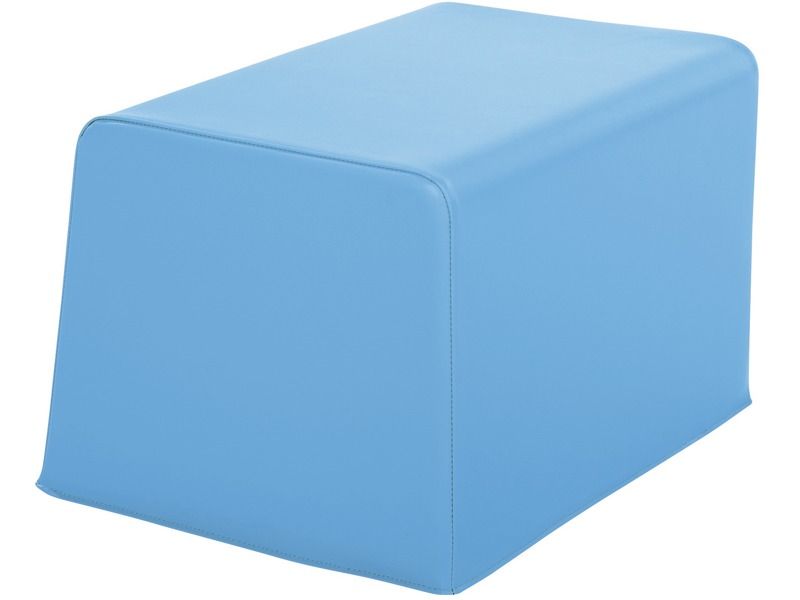 Small Square Cushion Basic - Blue, 9.8"H