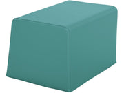 Small Square Cushion Basic - Teal, 12.6"H