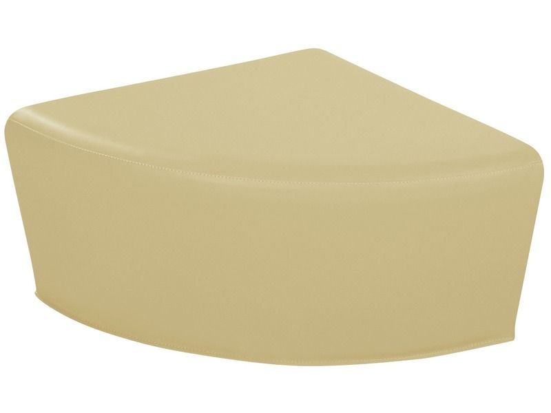 Quadrant Pouffe Basic - Sand, 9.8"H