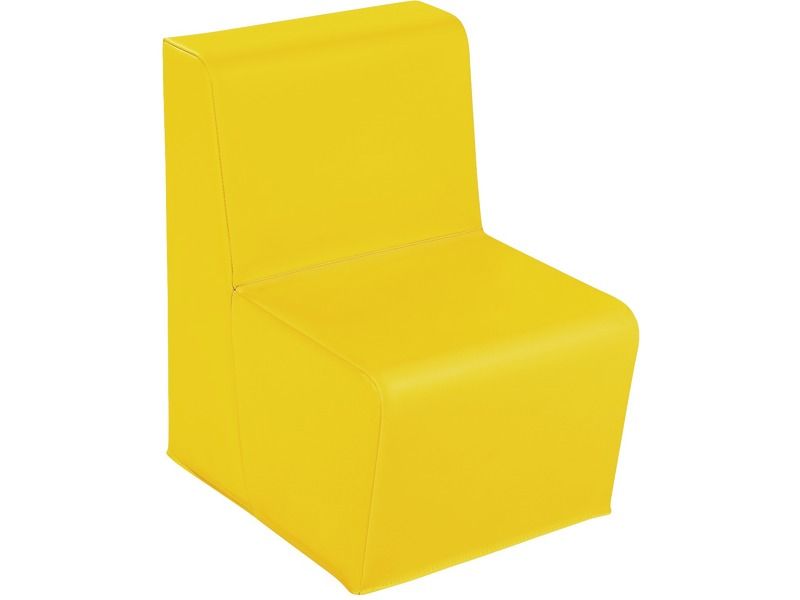 Straight Chair Basic - Yellow, 6.7"H