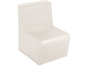 Straight Chair Basic - Ivory, 12.6"H