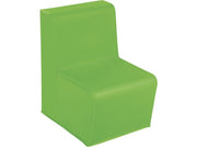 Straight Chair Basic - Moss Green, 6.7"H