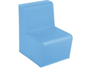 Straight Chair Basic - Blue, 6.7"H