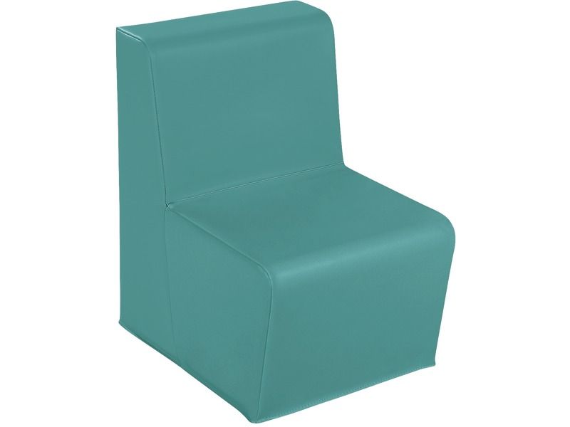 Straight Chair Basic - Teal, 6.7"H