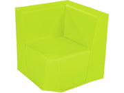 Low Corner Chair Basic - Light Green, 6.7"H