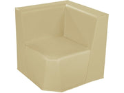 Low Corner Chair Basic - Sand, 12.6"H