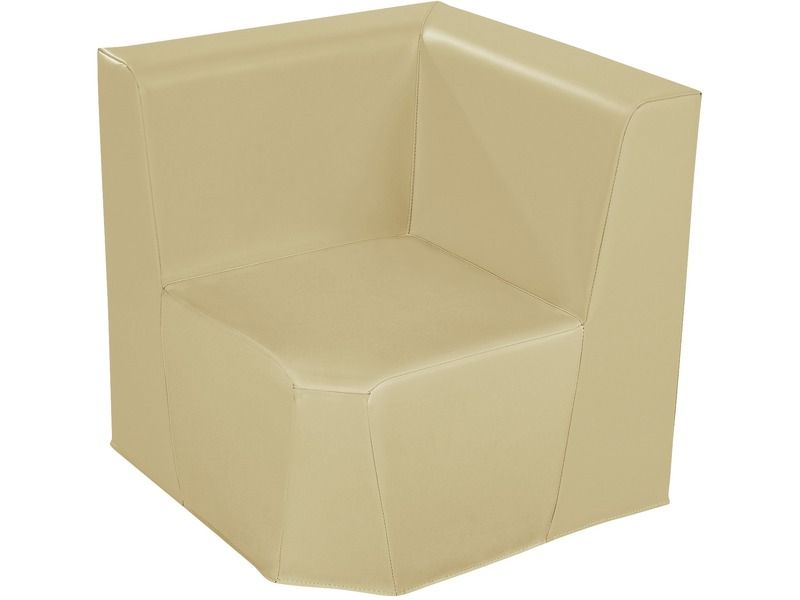 Low Corner Chair Basic - Sand, 9.8"H