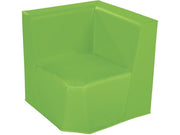 Low Corner Chair Basic - Moss Green, 6.7"H