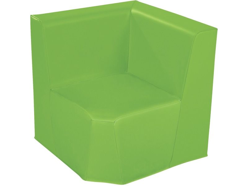 Low Corner Chair Basic - Moss Green, 6.7"H