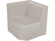 Low Corner Chair Basic - Light Grey, 12.6"H