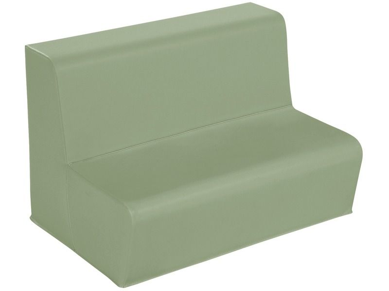 Two-Seater Bench Basic - Lichen, 9.8"H