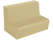 Two-Seater Bench Basic - Sand, 12.6"H