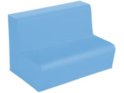 Two-Seater Bench Basic - Blue, 9.8"H