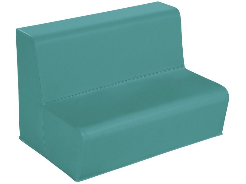 Two-Seater Bench Basic - Teal, 9.8"H