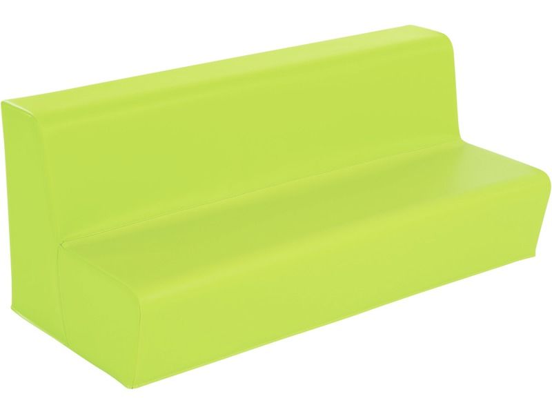 3-Seater Bench Basic - Spring Green, 12.6"H