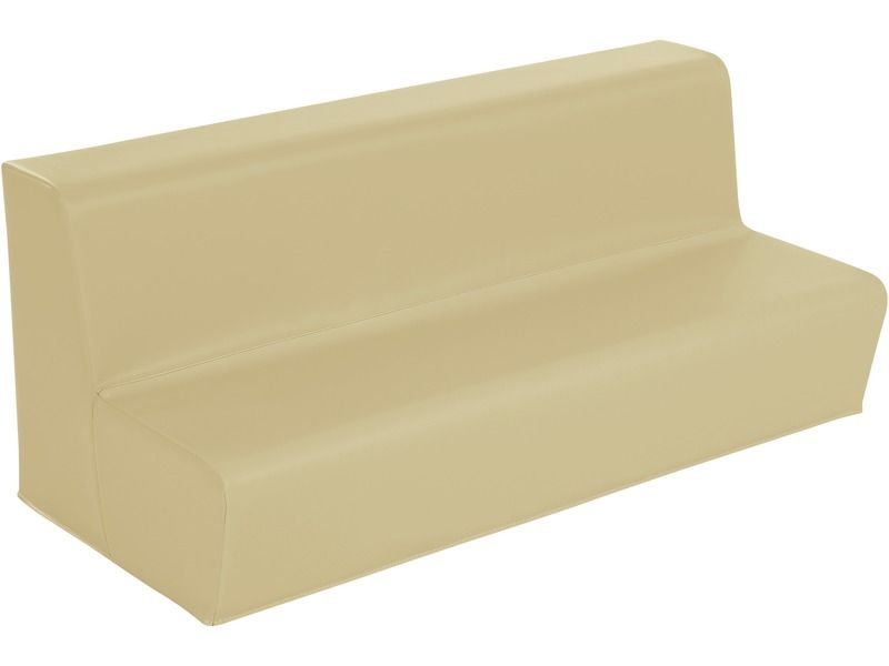 3-Seater Bench Basic - Sand, 9.8"H