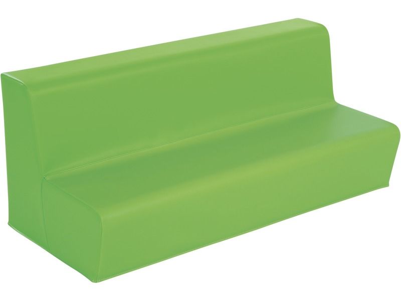 3-Seater Bench Basic - Moss Green, 9.8"H