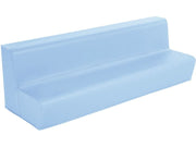 4-Seater Bench Basic - Light Blue, 6.7"H