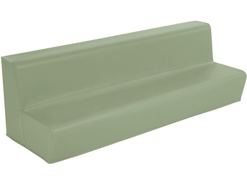 4-Seater Bench Basic - Lichen, 12.6"H