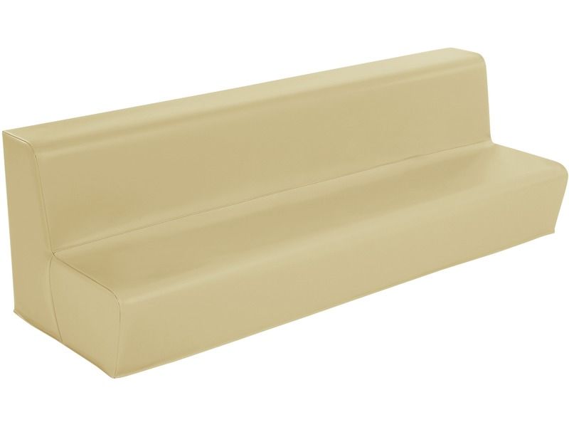 4-Seater Bench Basic - Sand, 6.7"H