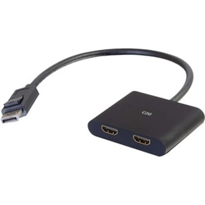 C2g 4k Displayport to Dual Hdmi Monitor Splitter Mst Hub - M/f - Video/audio Splitter - 2 X Hdmi - Desktp