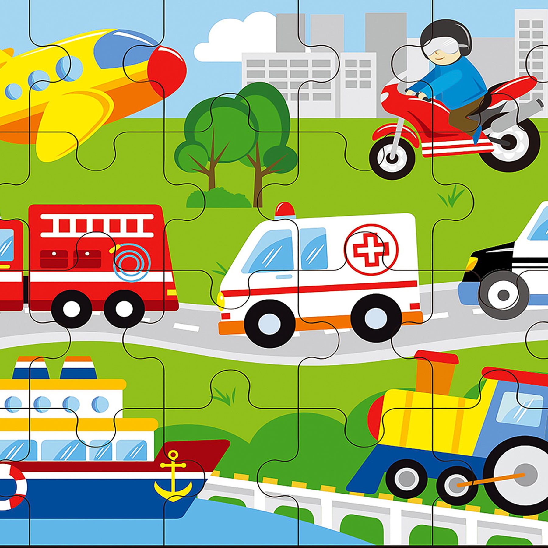 Vehicles Classic Jigsaw Puzzle
