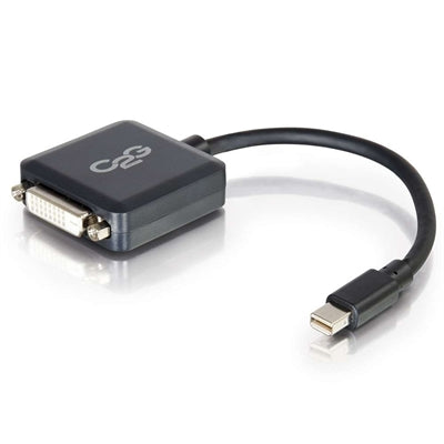 8" Mini Dp M To Dvi F Black